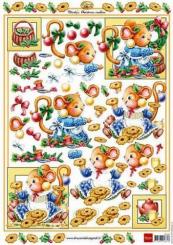 Marianne Design 3D Etappenbogen Mindys Xmas  cookies A4 