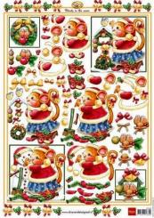 Marianne Design 3D Etappenbogen Mindys Xmas in the snow A4 
