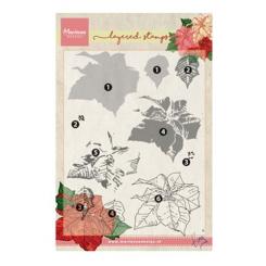 Marianne Design Clear Stempel 10tlg. Tiny's Weihnachtsstern 