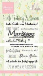 Marianne Design Clear Stempel 12tlg. Marleen‘s Hallo Fruhling & Oster 