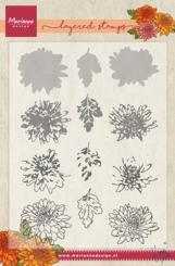 Marianne Design Clear Stempel 12tlg. Tiny`s Chrysanthene 
