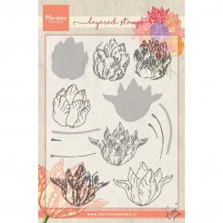 Marianne Design Clear Stempel 14tlg. Tiny's Tulpen 
