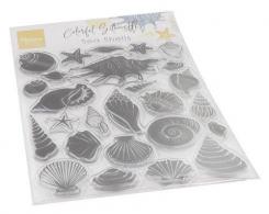 Marianne Design Clear Stempel 25tlg. Silhouettes - Muscheln 