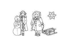 Marianne Design Clear Stempel Winter 
