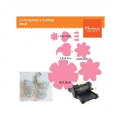 Marianne Design Collectables Stanz- & Prägeschablone Blumen und Blätter 