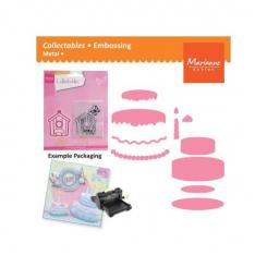 Marianne Design Collectables Stanz- & Prägeschablone Kuchen 