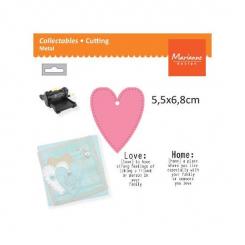 Marianne Design Collectables Stanz- & Prägeschablone Love 