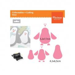 Marianne Design Collectables Stanz- & Prägeschablone Penguin 