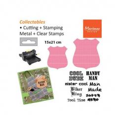 Marianne Design Collectables Stanz- & Prägeschablone Schild 