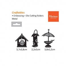 Marianne Design Craftable Stanz- und Prägeschablone Tiny's Birdhouse 2 