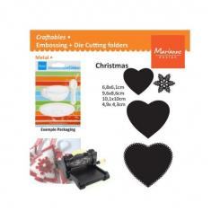 Marianne Design Craftables Stanz- & Prägeschablone Herzform 