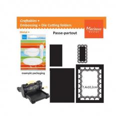 Marianne Design Craftables Stanz- & Prägeschablone Passepartout Rechteck 