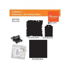 Marianne Design Craftables Stanz- & Prägeschablone Pergament und Etikett 