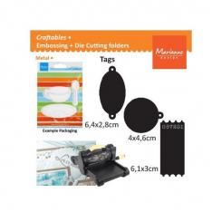 Marianne Design Craftables Stanz- & Prägeschablone Tags und Tickets 