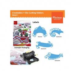 Marianne Design Creatables Stanz- & Prägeschablone Anjas Etiketten 