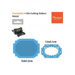 Marianne Design  Creatables Stanz- & Prägeschablone Oval lable stencil 