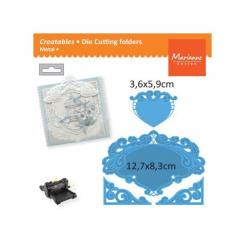 Marianne Design Creatables Stanz- & Prägeschablone Petra's Herz 