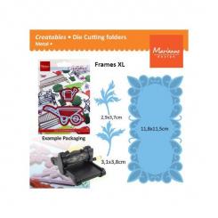 Marianne Design Creatables Stanz- & Prägeschablone Rahmen und Blätter 