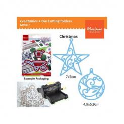 Marianne Design Creatables Stanz- & Prägeschablone Stern und Kugel 