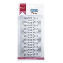 Marianne Design KlebePerlen 2,3 & 4mm / 486 Stk. weiß 