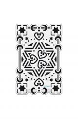 Marianne Design Prägeschablone Engl.Emboss.Schabl. Herz 9x14cm 