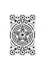 Marianne Design Prägeschablone Engl.Emboss.Schabl. Stern 9x14cm 