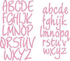Marianne Design Stanz und Prägeschablone Collectable Charming Alphabet set 
