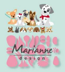 Marianne Design Stanz und Prägeschablone Collectable Eline`s Baby Hunde 