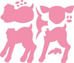 Marianne Design Stanz und Prägeschablone Collectable Eline`s Rehkitz 