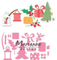 Marianne Design Stanz und Prägeschablone Collectable Eline`s Weihnachtsdekoration 