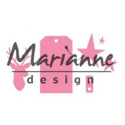 Marianne Design Stanz und Prägeschablone Collectable Karin`s Hirsch, Sterne & Tags 