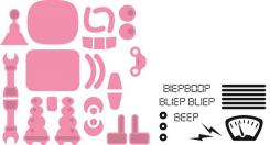 Marianne Design Stanz und Prägeschablone Collectable Roboter 