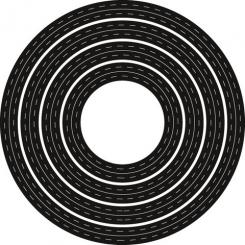 Marianne Design Stanz und Prägeschablone Craftable Basic Kreis gesteppt 