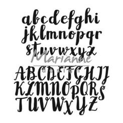 Marianne Design Stanz und Prägeschablone Craftable Brush Alphabet 