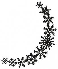 Marianne Design Stanz und Prägeschablone Craftable Ice crystals arche 