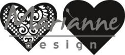 Marianne Design Stanz und Prägeschablone Craftable Lace Herz 
