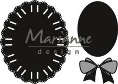 Marianne Design Stanz und Prägeschablone Craftable Oval Ribbon - Band 