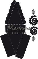 Marianne Design Stanz und Prägeschablone Craftable Tortenstück 