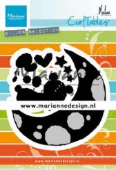 Marianne Design Stanz und Prägeschablone Craftable Träumender Bär 