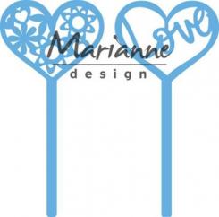 Marianne Design Stanz und Prägeschablone Creatable Herz-Pins 