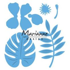 Marianne Design Stanz und Prägeschablone Creatable Hisbiskus & Tropische Blätter 