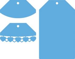 Marianne Design Stanz und Prägeschablone Creatable Labels Herz 