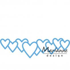 Marianne Design Stanz und Prägeschablone Creatable Lots of love / Herzen 