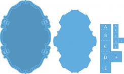 Marianne Design Stanz und Prägeschablone Creatables Oval & Pop-up Karte 
