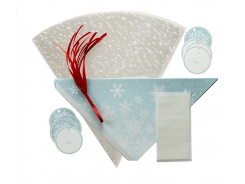 Martha Stewart frosty elegance icicle treat bags 