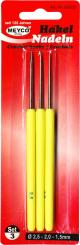 Meyco Häkelnadeln, 3er Set / 2,5 - 2,0 - 1,5mm 