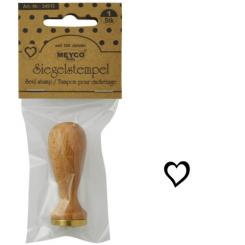 Meyco Siegelstempel -Herz-, ø 1,8 cm, 5cm lang 