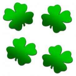 Meyco Streuteile Hologramm Grün Glücksklee 20g 