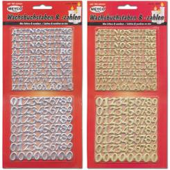 Meyco Wachsdekor Alphabet und Zahlen 158tlg 