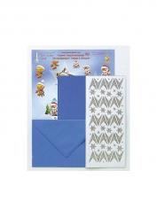 Meylo 3D Weihnachts-Set blau 